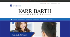 Desktop Screenshot of karr-barthassociates.com